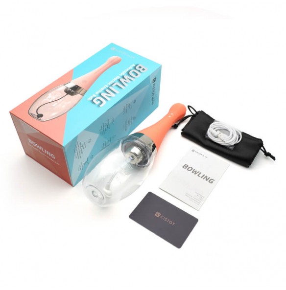 KIS TOY - Bowling Cleaning Anal Device (Chargeable - Orange) KIS TOY - Bowling Cleaning Anal Device (Chargeable - Orange)
